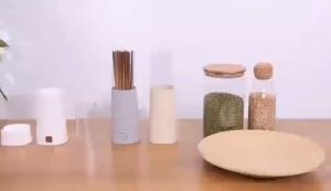 Dustproof Chopstick Holder Cylinder Dustproof Detachable Cage Household Kitchen Tableware Utensils Storage Box with Cover