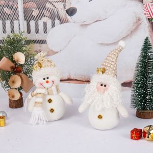 NCNC(OKDEALS01) Christmas Gift Cartoon Accessories Xmas Supplies Christmas Atmosphere Santa Claus Home Decoration Old Snowman Dolls Hanging Pendant Christmas Dwarf Toys Christmas Decorative