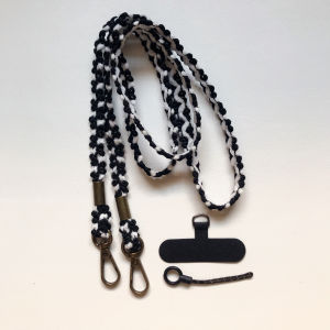 สร้อยคอโทรศัพท์มือถือแบบทำมือ สายสะพายไหล่ดอกกุหลาบ สายป้องกันการสูญหายสำหรับทั้งชายและหญิง สายกระเป๋าแฟชั่น