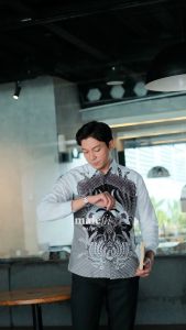 MaleFit Batik - Kemeja Batik Pria Lengan Panjang Slimfit Lapis Furing Motif Reksana