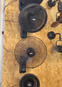 DEKA KRONOS 16" 3 BLADE KWF16P KWF16RC PULL STRING/REMOTE CONTROL WALL FAN