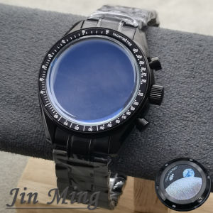 High Quality VK63 39.7mm MoonSwatch Chronograph Metal Case Bezel Fashion Business Watch Sealed Back Moon Watch