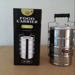 Rantang Stainless Steel NAGAKO Susun 4 Tebal Food Grade | Rantang Stainless | Rantang Sayur