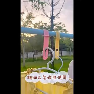 1 Pcs Windproof Buckle Drying Rack Anti-Slip Fixed Lock Buckle Clothes Rod Adjustment Drying Buckle Home Laudry