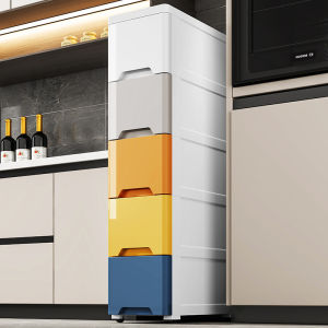 Plastic Storage Cabinet Drawer Style Kitchen Bathroom Narrow Space Organizer Toy Storage Home Organization Utility Closet