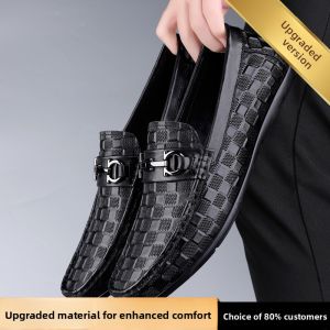 Nanjiren | Soft Sole Fall Leather Men Driving Loafers