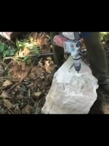 16mm/18mm Rock Splitting Wedges Concrete Rock Stone Splitter Plug Wedges With Feather Shims