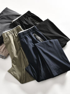 Outdoor Mens Summer Sporty Casual Trousers Breathable Straight Leg Trousers Made of Special Fluorine Resistant Fabric
