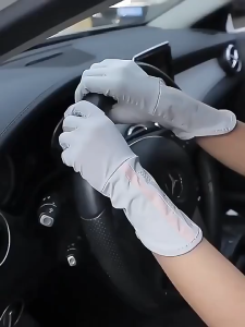 Summer Light Board Spandex Silk Ice Sense Sunscreen Gloves Ice Silk Adult Outdoor Fishing Electric Car Riding