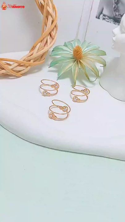 J5 Ismoyo Cincin Emas Asli 10 Karat Model Spiral Rachel