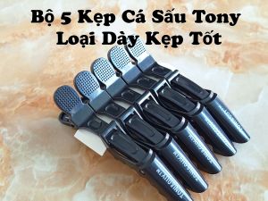 Bộ 5 Kẹp Cá Sấu Tony&Guy Hàng Chất Lượng Kẹp Tốt Cho Thợ.