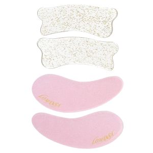Miếng Dán Nâng Mi Silicon Tái Sử Dụng Lomansa 4 Chiếc Miếng Dán Mắt Dưới Cho Nối Mi Uốn Mi Và Nâng Mi Trong Suốt/hồng