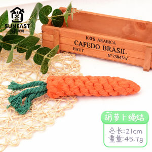 Durable Chew Toy Dog Teeth Grinding Rope Pet Teddy Bichon Small to Large Breed Cotton Rope Toy for Teeth Cleaning and Entertainment