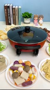 Nồi lẩu điện đa năng 2 ngăn nồi lẩu uyên ương chống dính cao cấp thế hệ mới làm nóng nhanh với công suất 1360W cùng 5 mức chỉnh nhiệt. Bảo hành 2 năm lỗi 7 ngày đổi mới