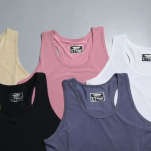 Áo ba lỗ thể thao nữ áo tanktop phối ráp tập gym yoga chất thun lạnh chính phẩm co giãn đa chiều.