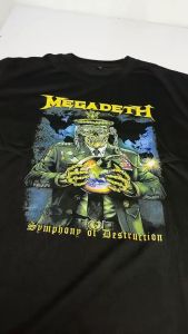 T-shirt Kaos Distro Musik Band MEGADETH Bagan 24s