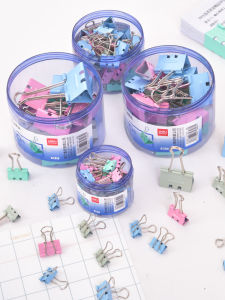 Deli Metal Clip Long Tail Clip Business Supplies Colorful Small Medium Large Size Paper Clip Organizer Document Clip 8551S