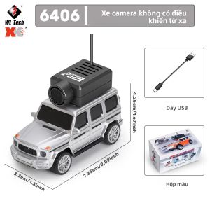Xe Điều Khiển Từ Xa Mini WLtoys 1/64 Với Camera FPV 720P Điều Khiển Qua Wifi Ứng Dụng Điều Khiển Từ Xa 2.4G Đồ Chơi Xe Đua Dành Cho Trẻ Em Chất Liệu Kim Loại & Nhựa Sẵn Sàng Sử Dụng