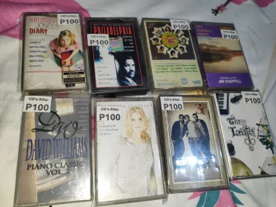 Assorted Cassette Tapes (PRELOVED) (Sale As Is)