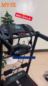MY-HI Treadmill Electric Heart Rate Monitoring Incline Adjustment Bluetooth Music Massager M11 APP