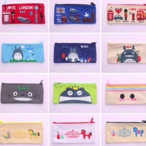 Kids Random Pouch Pen Bag For Students Animal Pen Case & Simple Adorable Pencil Case For School Supplies