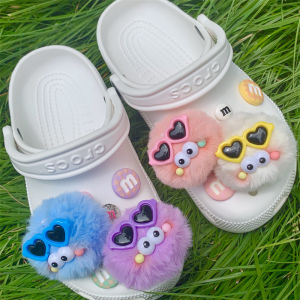 9pcs/11pcs Pom Pom của phụ nữ Giày giày dễ thương CROCS Charm trang trí Phụ Kiện Giày Charm Deco DIY Charms giày trang trí cho CROCS