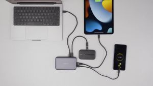 JSAUX 12-IN-1 Docking Station USB-C Hub Dock (OmniCase Pro 2) 3 Monitor Display with 4K DP  4K HDMI*2 100W PD USB 3.0 1000Mbps Ethernet SD/TF