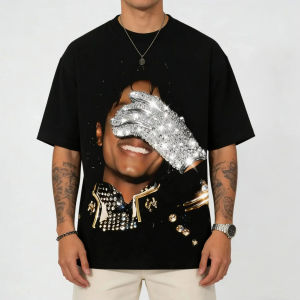 Hot Toys | 2026 MJ Michael Jackson Graphic Y2k Hip Hop Fashion Gift Tee Men Women Adults Children Boy Gril Kids Parent Child Cotton T shirt