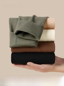 Aimo | Warmth Retention High Waist Woolen Thermal Trousers