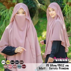 instan niqab yaman Siti aisyah safety maks / jilbab murah / hijab french / hijab terbaru