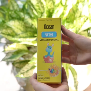 Siro Ocean VM 150ml - Hỗ Trợ Bổ Sung 17 Vi Chất Cần Thiết Cho Cơ Thể Nâng Cao Sức Khỏe Tăng Đề Kháng Ăn Ngon Tăng Cân Phát Triển Thị Lực Não Bộ