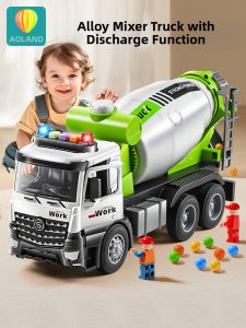 YAOLAN | Large Alloy Concrete Mixer Toy Vehicle