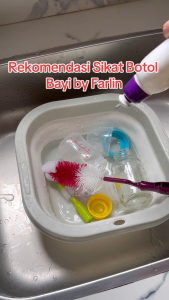 Farlin Bottle & Nipple Brush - Pembersih Botol dan Dot