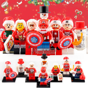 Christmas Superhero Themed Building Blocks Toy