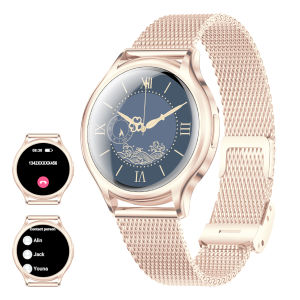 Smart Watch For Women 1.27 Inch HD Screen Health Monitor AI Voice Assistant Bluetooth Call Music Control Custom Dials Smartwatch