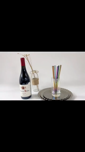 4pcs/set Sedotan Stainless Steel / Sedotan Stainless Lurus / Sedotan Minum Bengkok