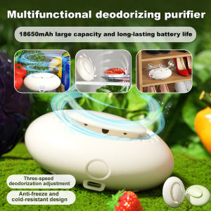 Refrigerator Deodorant Deodorant Antibacterial Mildew Proof Household Odor Removal Purification Fresh Artifact Japan Imported Photocatalyst