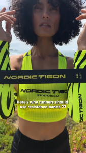 Nordic Tigon Resistance Bands Set - Yoga Pilates & Strength Training Workout Bands (3pcs)