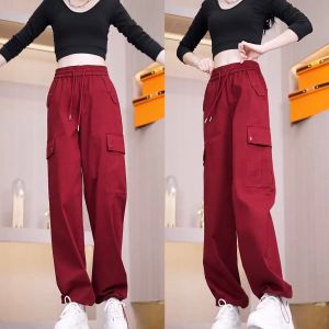 Casual Versatile High Waist Wide Leg Workwear Pants Womens Spring Autumn New Style Loose Slimming Trousers Sporty