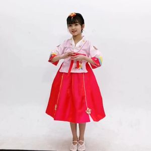 Children casual Korean Traditional Hanbok Dress Cosplay Costumes for party Kids Size110-150