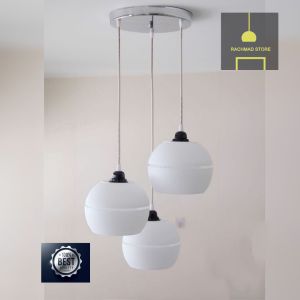 Lampu gantung / lampu hias minimalis modern ruang tamu kamar tidur isi 3 moonlight