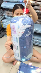 🌸BÉ YÊU🌸 Nệm Trẻ Em Vải Tencel Than Hoạt Tính Thoáng Mát Kháng Khuẩn Nệm Chần Bông Cho Bé Đi Học _ Nemtot Bedding