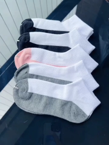 12 Pairs Cotton Ankle Socks for Men and Women – Soft Breathable Everyday School Socks Non-Slip Comfortable Low Cut Casual Socks for Daily Wear