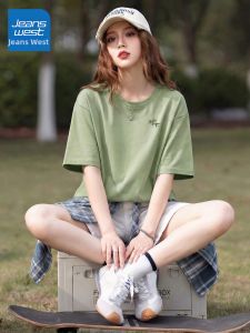 Jeanswest | Oversized Cotton Womens T-Shirt Short Sleeve