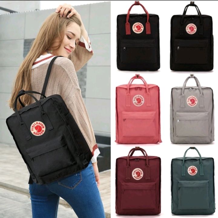 🎒กระเป๋าเป้สะพายหลัง🦊Kanken backpack | Lazada.co.th