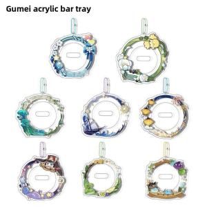 Acrylic Yo-Kai Watch Character Holder Display Storage Decorative Grain Yaki Toy Anime Collectible Pendants Badges Accessories