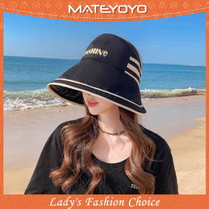 MATEYOYO Women Sun Cap Womens Beach Hat Sun-proof Hat Casual Sun Hats Portable Beach Cap Large Brim Cap Sun Protection Cap UV Protection Hats for Summer Outdoor Travel