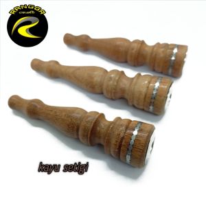 pipa once cangklong profil 7cm kayu kelor emas setigi bidarah kelor hitam kelor jawa kalimosodo galih asem cendana bajakah 7cm M242