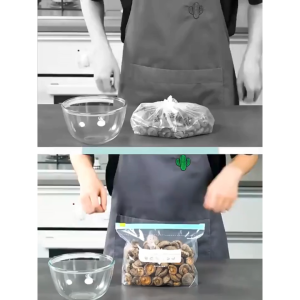 [ READY STOCK ] Zip Lock Plastic Bag For Food Reusable Freezer Storage Bags Resealable Fresh Bags