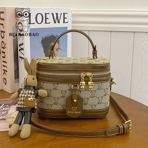 Beibaobao | Luxury Retro Fashion Print Makeup Bag